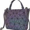 ESOVIO Esovio Holographic Purse Geometric Purse Luminous Handbag Purse And Wallet For Women Iridescent Purse Reflective Purse Shoulder Handbags