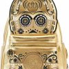 Loungefly Loungefly Star Wars C-3Po Embroidered Day Of The Dead Cosplay Womens Double Strap Shoulder Bag Purse Shoulder Handbags