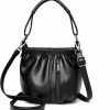 leznazik Leznazik Women'S Bucket Bag And Purses Soft Pu Leather Retro Crossbody Shoulder Handbags With 2 Straps Shoulder Handbags