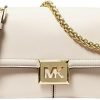 Michael Kors Michael Kors Sonia Medium Shoulder Bag Crossbody (Lt Cream) Shoulder Handbags