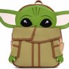 Loungefly Loungefly Mandalorian Grogu Exclusive Double Strap Shoulder Bag Shoulder Handbags