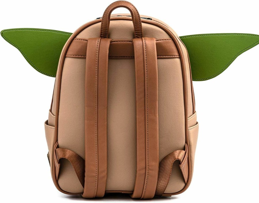 Loungefly Loungefly Mandalorian Grogu Exclusive Double Strap Shoulder Bag Shoulder Handbags