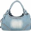 YeFine Yefine Y2K Blue Jean Bag Casual Denim Purses For Women Lady'S Purses And Handbags Small Shoulder Bags Shoulder Handbags