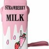 Ondeam Ondeam Cute Strawberry Milk Box Crossbody Purse Bag,Pu Phone Shoulder Wallet For Women Girl Shoulder Handbags