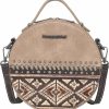 Montana West Montana West Canteen Bag Western Round Purse For Women Circle Crossbody Bag Top Handle Shoulder Handbag Shoulder Handbags