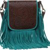 Montana West Montana West Western Crossbody Bags For Women Cowgirl Small Tooled Fringe Leather Purse Shoulder Handbags