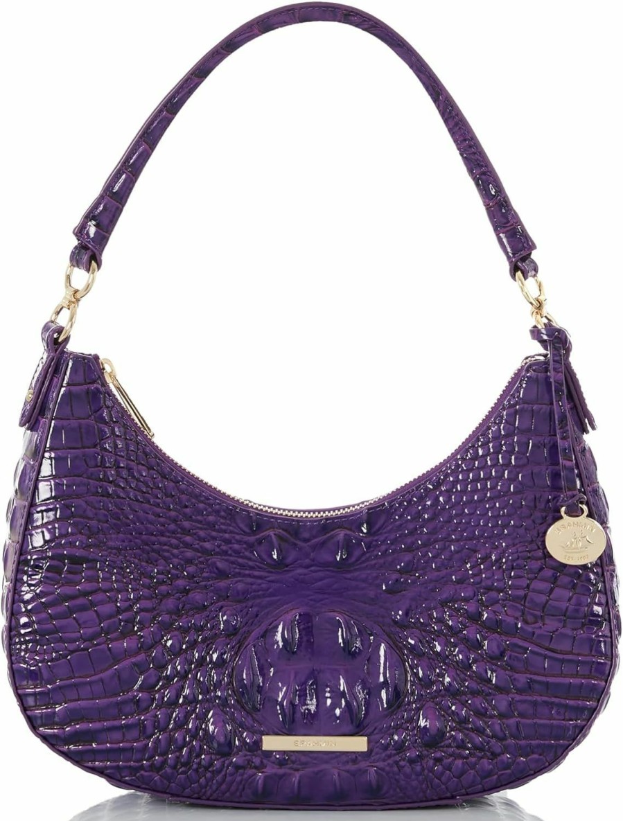 BRAHMIN Brahmin Small Bekka - Royal Purple Melbourne Shoulder Handbags