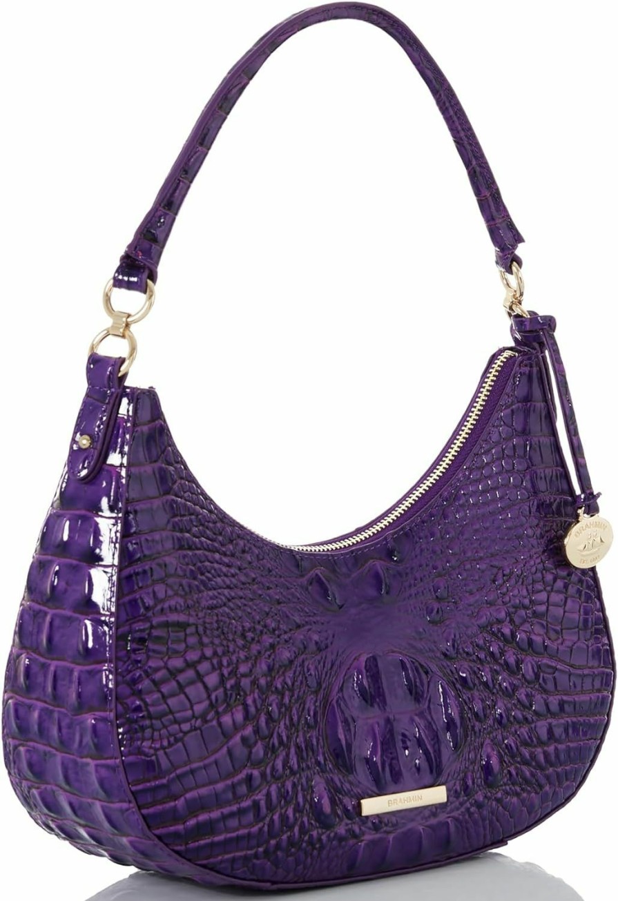 BRAHMIN Brahmin Small Bekka - Royal Purple Melbourne Shoulder Handbags