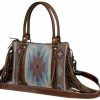 Myra Bag Myra Bag Female Blue Rays Concealed Carry Bag Upcycled S-3409 Shoulder Handbags