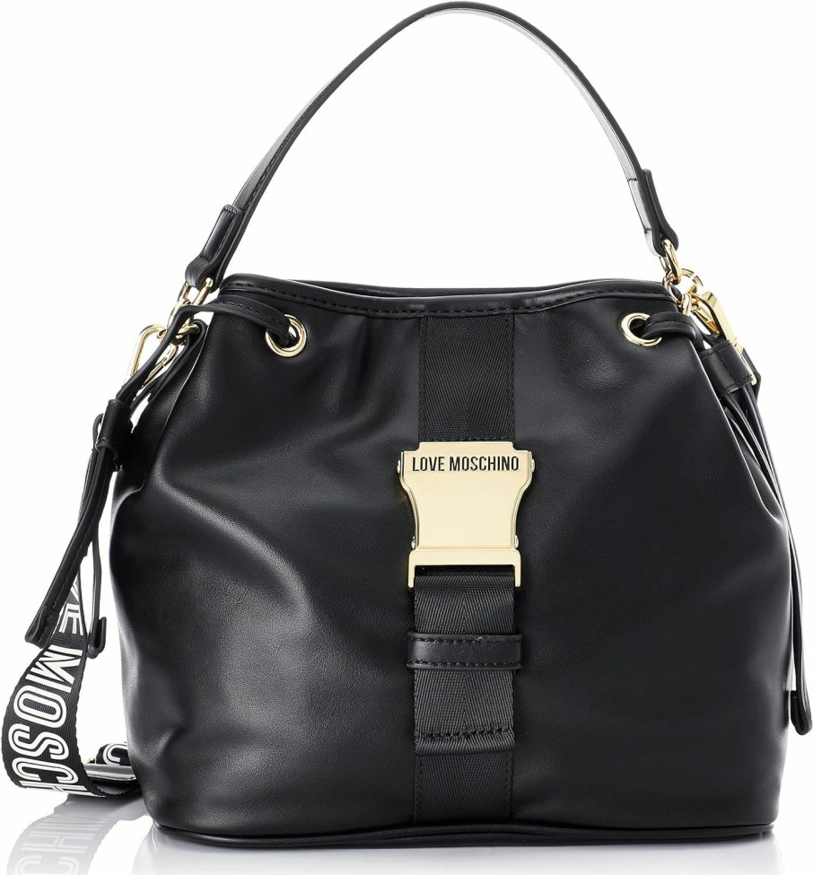 Love Moschino Love Moschino Jc4371Pp0Fkh100A, Black Shoulder Handbags