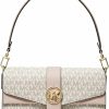 Michael Kors Michael Kors Greenwich Medium Leather Shoulder Bag Shoulder Handbags