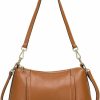 DORIS&JACKY Doris&Jacky Leather Shoulder Handbags For Women Medium Designer Crossbody Purse And Bags With Two Detachable Straps Shoulder Handbags