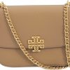 Tory Burch Tory Burch 140987 Britten Tiramisu Tan With Gold Hardware Small Women'S Adjustable Shoulder Bag Shoulder Handbags