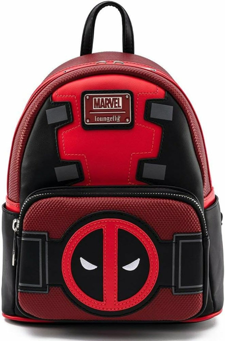 Loungefly Loungefly Deadpool Merc With A Mouth Cosplay Womens Double Strap Shoulder Bag Purse Shoulder Handbags