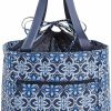 Vera Bradley Women'S Recycled Lighten Up Reactive Drawstring Family Tote Bag Shoulder Handbags