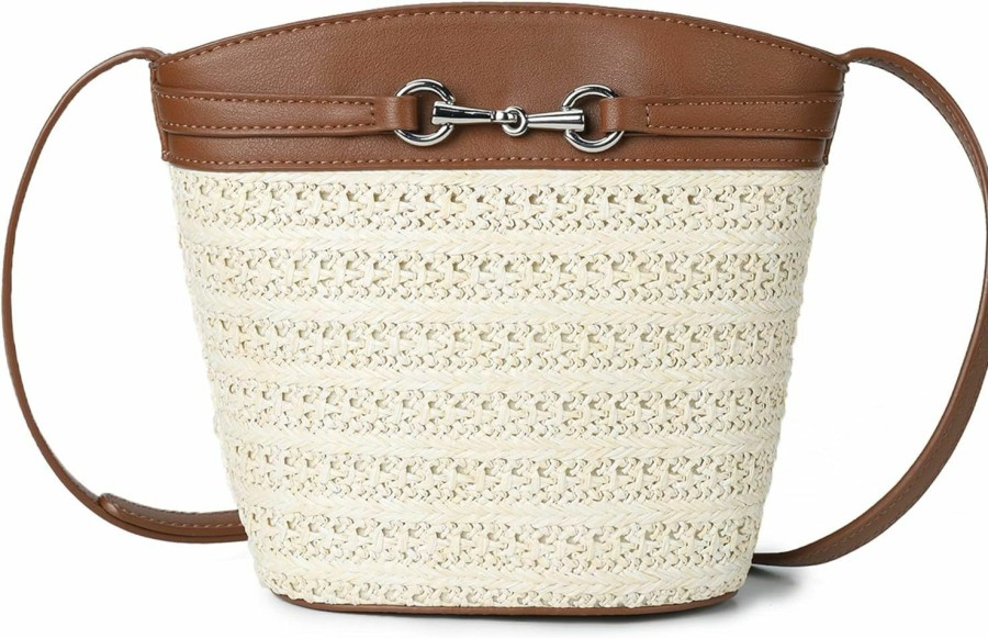 Gladdon Gladdon Small Straw Purses For Women Mini Straw Shoulder Bags For Women Crossbody Woven Purse Clutch Rattan Bag Shoulder Handbags