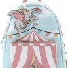 Loungefly Loungefly Disney Dumbo Flying Circus Tent Womens Double Strap Shoulder Bag Purse Shoulder Handbags