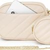 GEEAD Geead Small Quilted Crossbody Bags For Women Trendy Design Shoulder Purse With Round Zip Bag Shoulder Handbags