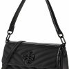 Tory Burch Tory Burch Women'S Kira Chevron Powder Coated Small Flap Shoulder Bag Shoulder Handbags