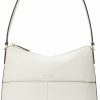 Kate Spade New York Kate Spade New York Kate Spade Bailey Textured Leather Shoulder Bag Purse Handbag (Parchment) Shoulder Handbags