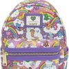 Loungefly Loungefly Exclusive Care Bears Rainbow All Over Print Double Strap Shoulder Bag Shoulder Handbags