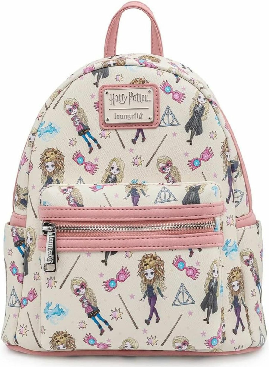 Loungefly Loungefly Harry Potter Luna Lovegood All Over Print Womens Double Strap Shoulder Bag Purse Shoulder Handbags