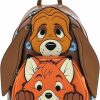 Loungefly Loungefly Disney Fox And Hound Todd And Cooper Cosplay Womens Double Strap Shoulder Bag Purse Shoulder Handbags