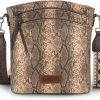 Montana West Montana West Crossbody Purses And Handbags For Women, Medium Size Double Compartments With Adjustable Guitar Strap Shoulder Handbags