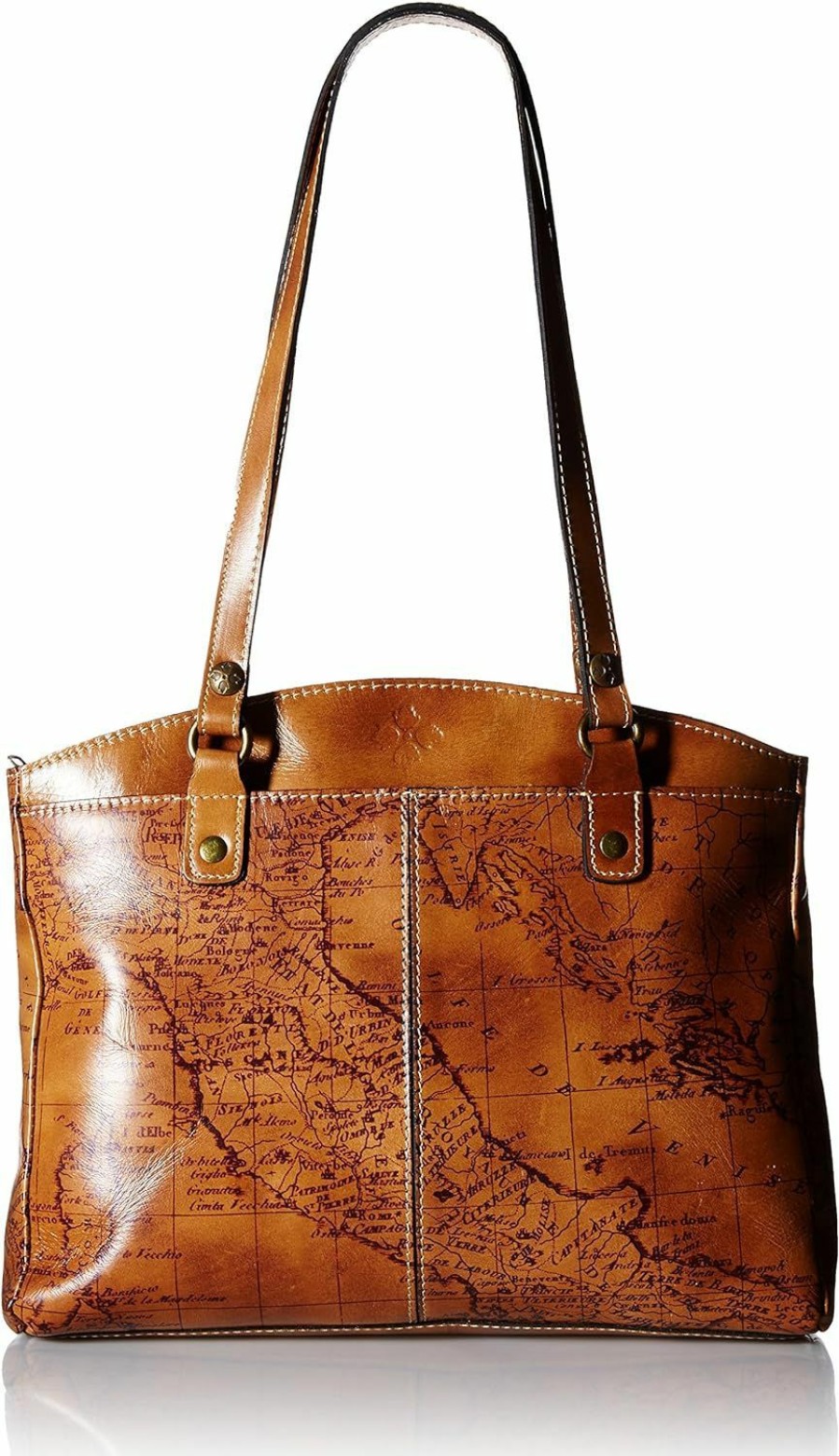 Patricia Nash Patricia Nash Poppy Top Zip Map Tote Shoulder Handbags