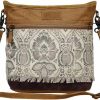 Myra Bag Myra Bag Female Brandish Shoulder Bag Upcycled Canvas & Leather S-2656 Shoulder Handbags