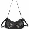 IwIeIaIrI Iwieiairi Shoulder Bags For Women Punk Style - Leather Retro Crossbody Bag With Coin Purse Shoulder Handbags