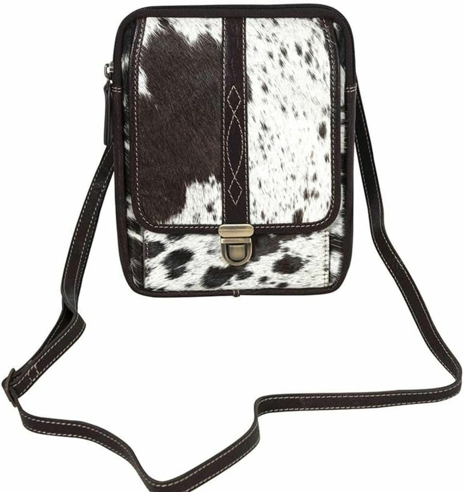 Myra Bag Myra Bag Shoulder Bag For Women - Western Upcycled Hairon Leather Crossbody Bag Shoulder Handbags