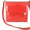 LONI Loni Womens Cool Faux Patent Leather Cross-Body Shoulder Bag Handbag Medium Size Shoulder Handbags