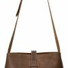 Heather's Heather'S, Shoulder Bag Handmade From Full Grain Leather - Durable, Spacious Handbag - Classy, Vintage Style Purse For Everyday Use, Travel & Shopping - Bourbon Brown Shoulder Handbags