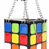 TAMMYFLYFLY Women'S Cute Cube Shape Handbag Magic Shoulder Bag Clutch Bag, Colorful Purse Shoulder Handbags