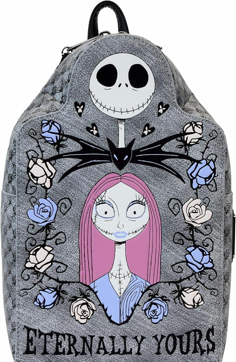 Loungefly Loungefly Nightmare Before Christmas Jack And Sally Eternally Yours Tombstone Double Strap Shoulder Bag Shoulder Handbags