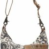 Myra Bag Myra Bag Floral Cowhide & Upcycled Canvas Shoulder Bag S-1126 Shoulder Handbags