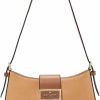 Kate Spade New York Kate Spade New York Women'S Reegan Smooth Leather Small Shoulder Bag, Tiramisu Mousse Multi Shoulder Handbags