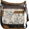 Myra Bag Myra Bag Milestone Shoulder Bag Upcycled Canvas, Rug, Leather & Cowhide S-2638 Shoulder Handbags