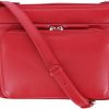 CTM Ctm Women'S Leather Shoulder Bag Purse With Side Organizer Shoulder Handbags