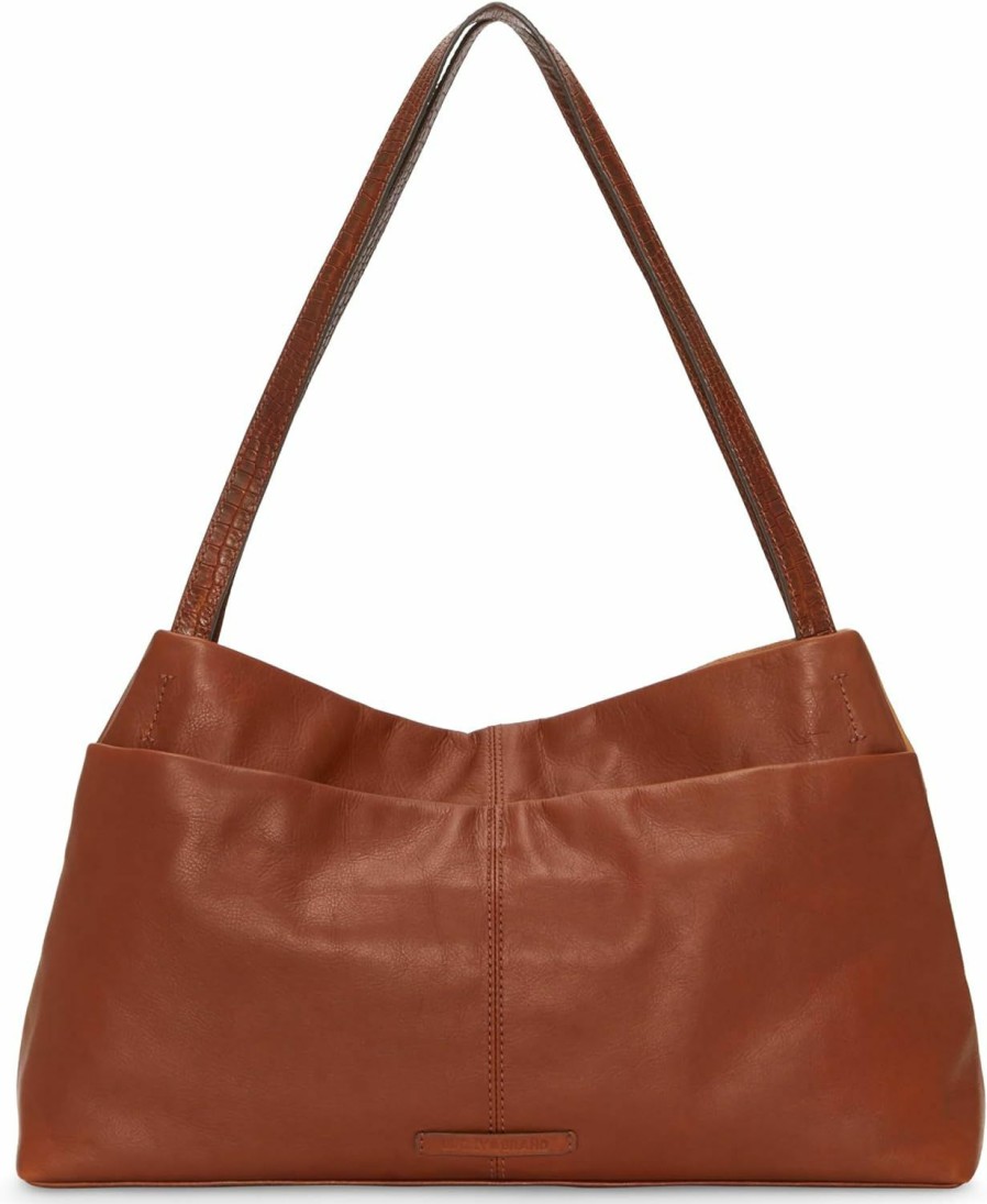 Lucky Brand Lucky Brand Jema Leather Shoulder Bag, Whiskey Multi Shoulder Handbags