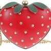 TENDYCOCO Tendycoco Strawberry Purse Strawberry Bag Leather Chain Purse Fruit Shoulder Bag Strawberry Accessories Kawaii Purse For Girls Lady Women Shoulder Handbags