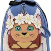 Loungefly Loungefly Disney Alice In Wonderland Cosplay Womens Double Strap Shoulder Bag Purse With Detachable Wristlet Shoulder Handbags