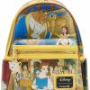 Loungefly Loungefly Disney Beauty And The Beast Belle Princess Scene Womens Double Strap Shoulder Bag Purse Shoulder Handbags