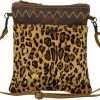 Myra Bag Myra Bag Spirit Animal Canvas And Cowhide Bag Upcycled Canvas, Leather & Cowhide S-2558 Shoulder Handbags