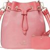 Kate Spade New York Kate Spade New York Rosie Canvas Bucket Bag In Pink Peppercorn Multi Shoulder Handbags