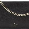 Kate Spade New York Kate Spade New York Glimmer Glitter Pochette Bag Detachable Strap In Black Shoulder Handbags