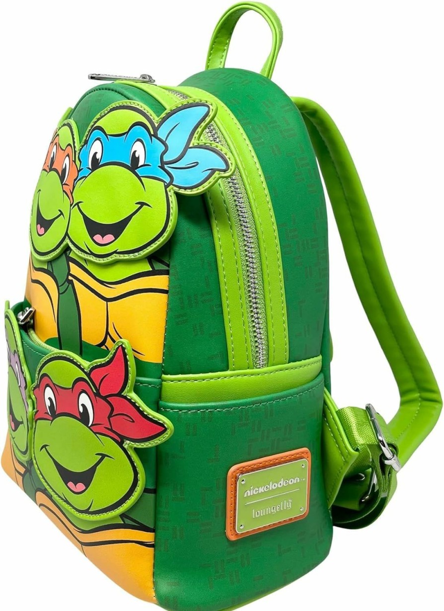 Loungefly Loungefly Tmnt Teenage Mutant Ninja Turtles Squad Womens Double Strap Shoulder Bag Purse Shoulder Handbags