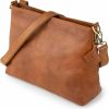 BERLINER BAGS Berliner Bags Vintage Leather Shoulder Bag Marbella Crossbody Handbag For Women - Brown Shoulder Handbags