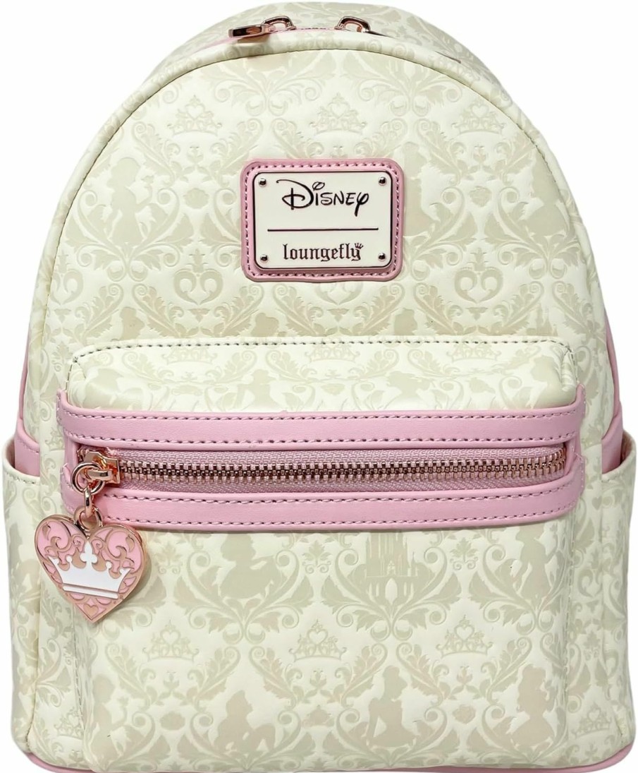 Loungefly Loungefly Disney Princesses Damask Debossed Womens Double Strap Shoulder Bag Purse Shoulder Handbags